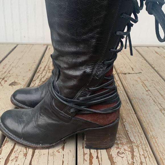 freebird lace up boots